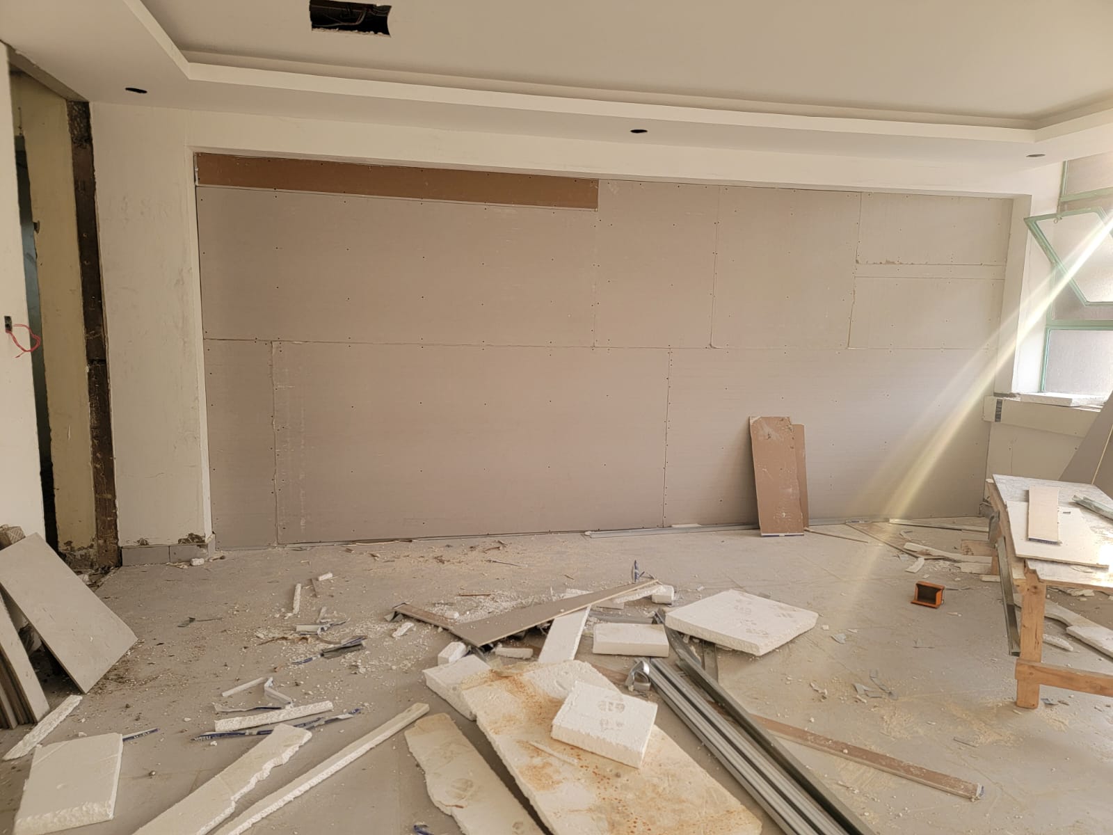 Strip-out works at Transcom Building